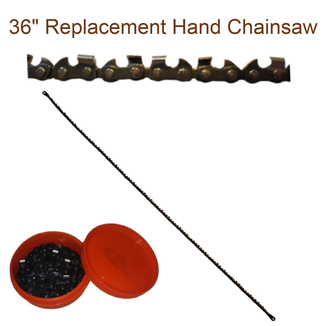 Replacement 36" Hand Chainsaw in Storage Box with Rust Inhibitor