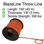 tree climbing gear orange 3 mm