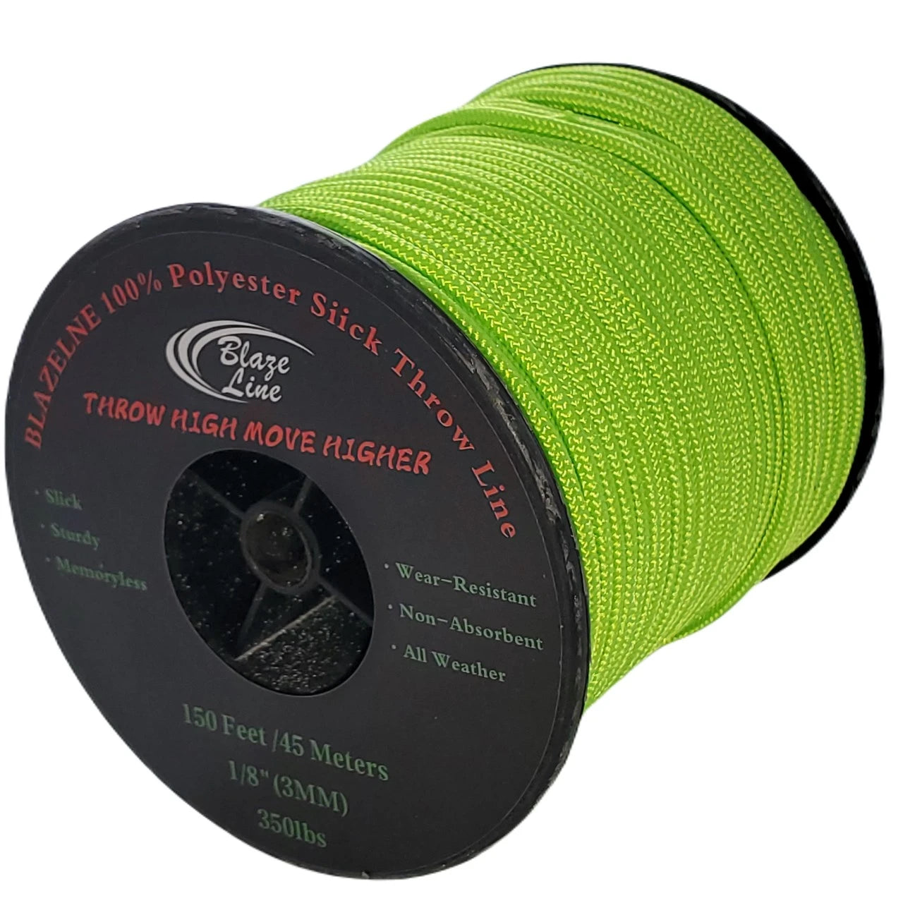 Arborist Tree Climbing Throw Line Rope 3 mm (1/8 in) 150 Ft Spool Cord
