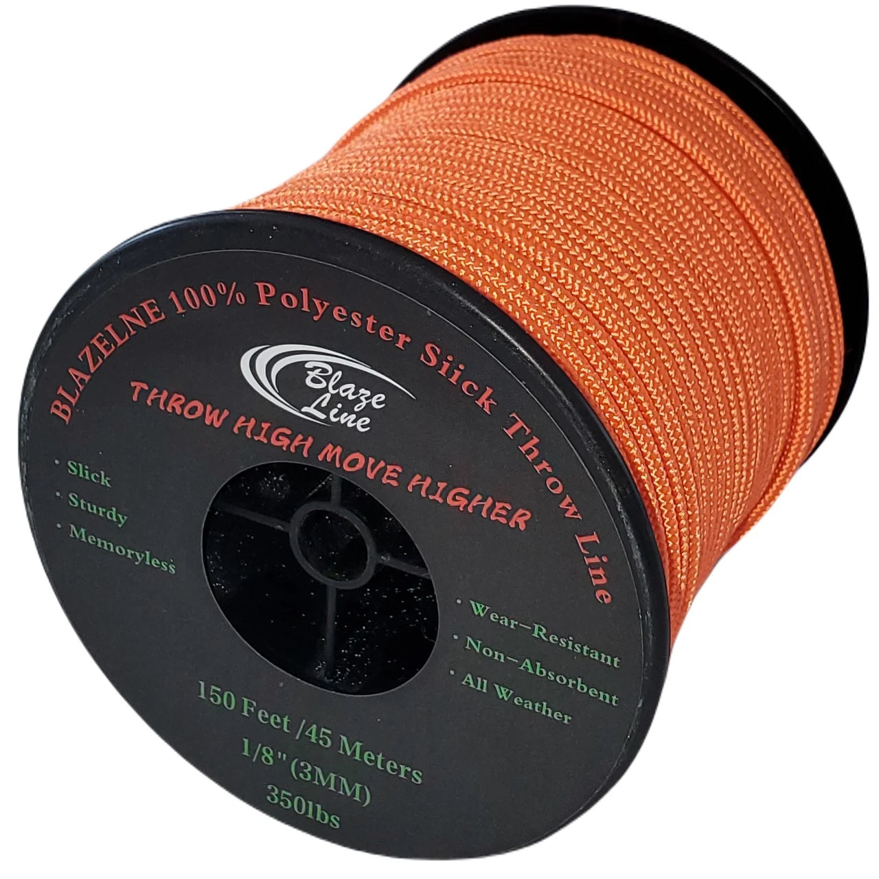 Arborist Tree Climbing Throw Line Rope 3 mm (1/8 in) 150 Ft Spool Cord