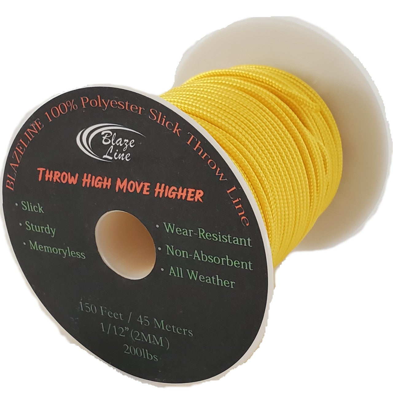 yellow arborist throw line