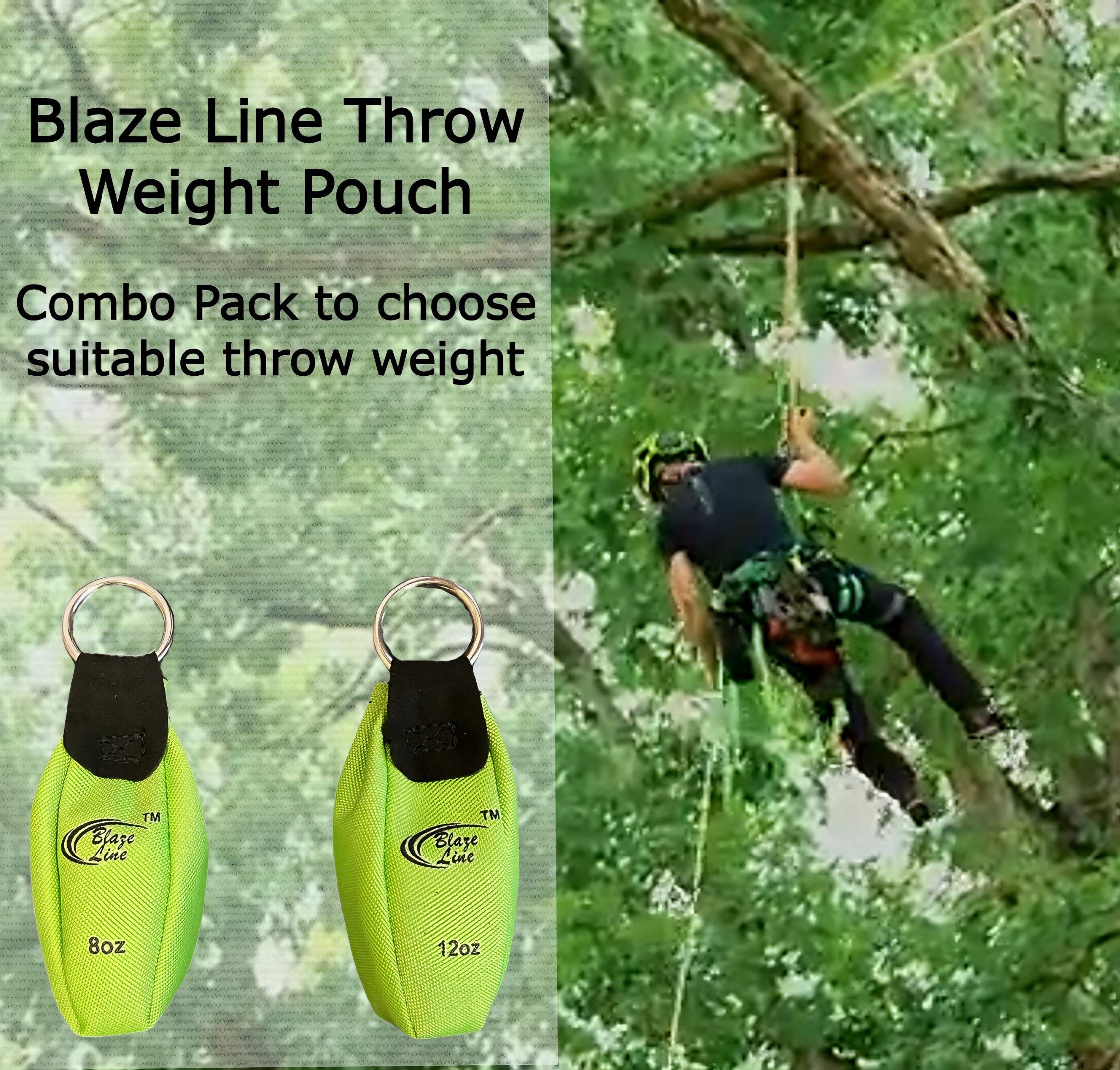arborist throw weight green