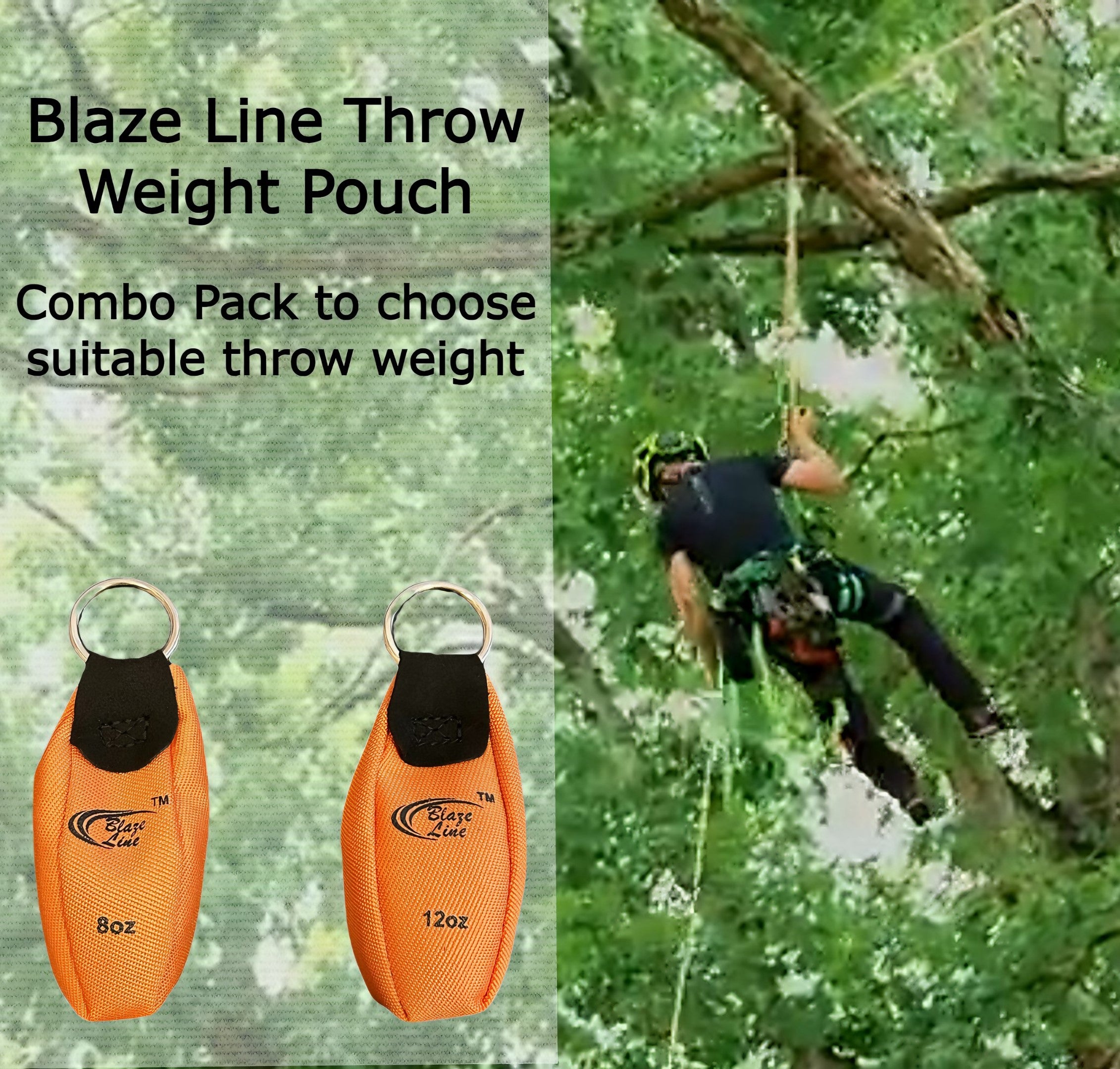 arborist throw weight orange