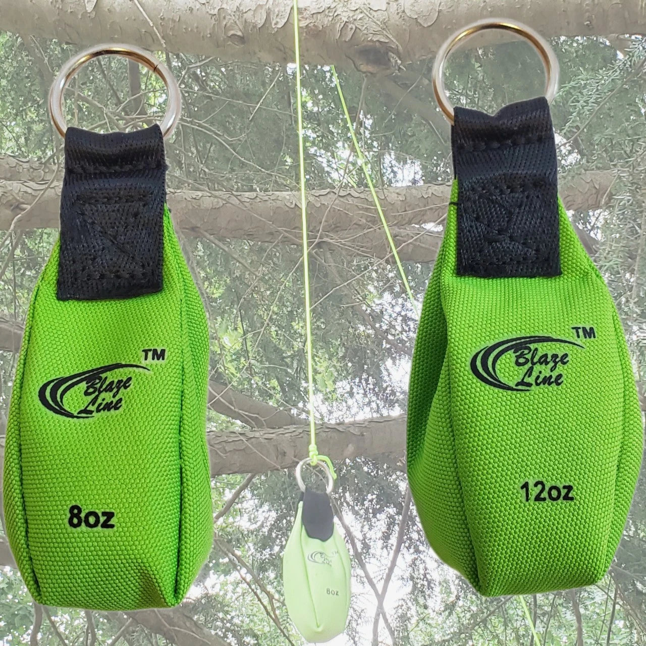 Arborist Throw Line Weight Pouch Bag 8 oz and 12 oz 2-Pack