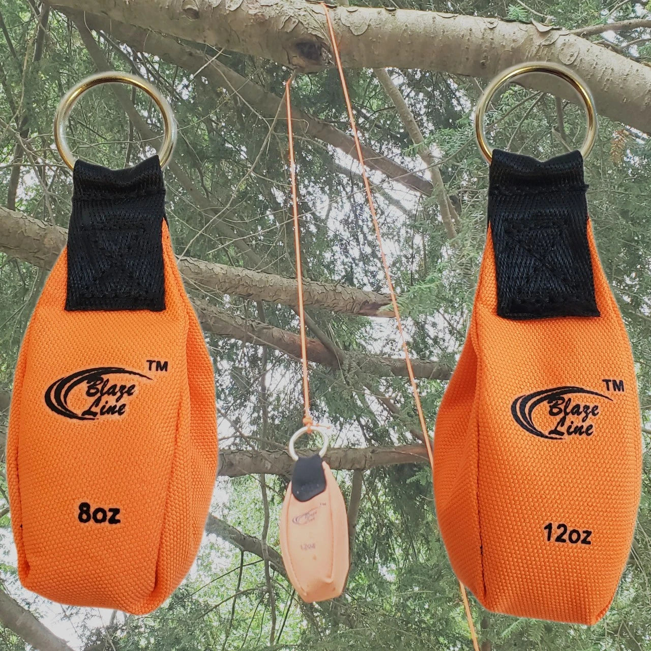 Arborist Throw Line Weight Pouch Bag 8 oz and 12 oz 2-Pack