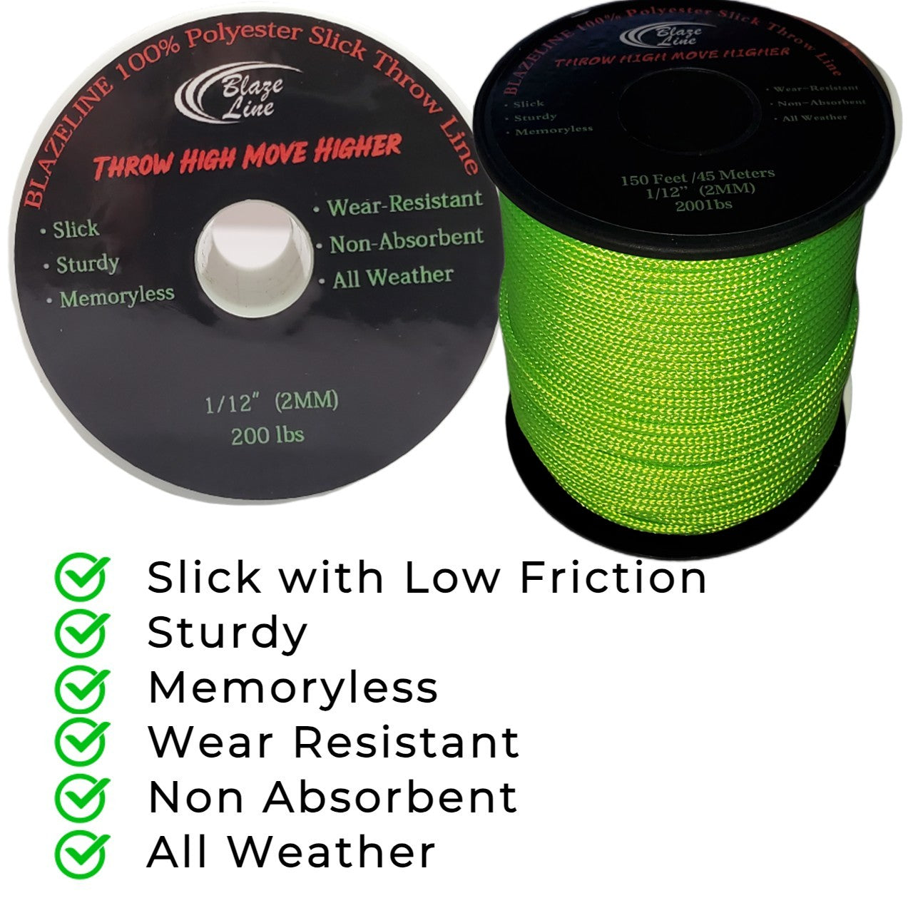 tree rope green 2 mm